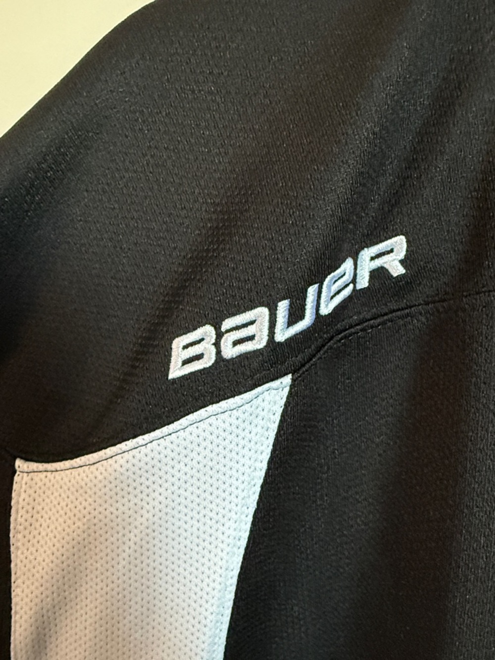 Bauer Black and White Hockey Jersey - Picture 3 of 4